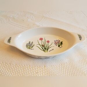 Kent Pottery Collection Au Gratin Ceramic Dish Herbs
